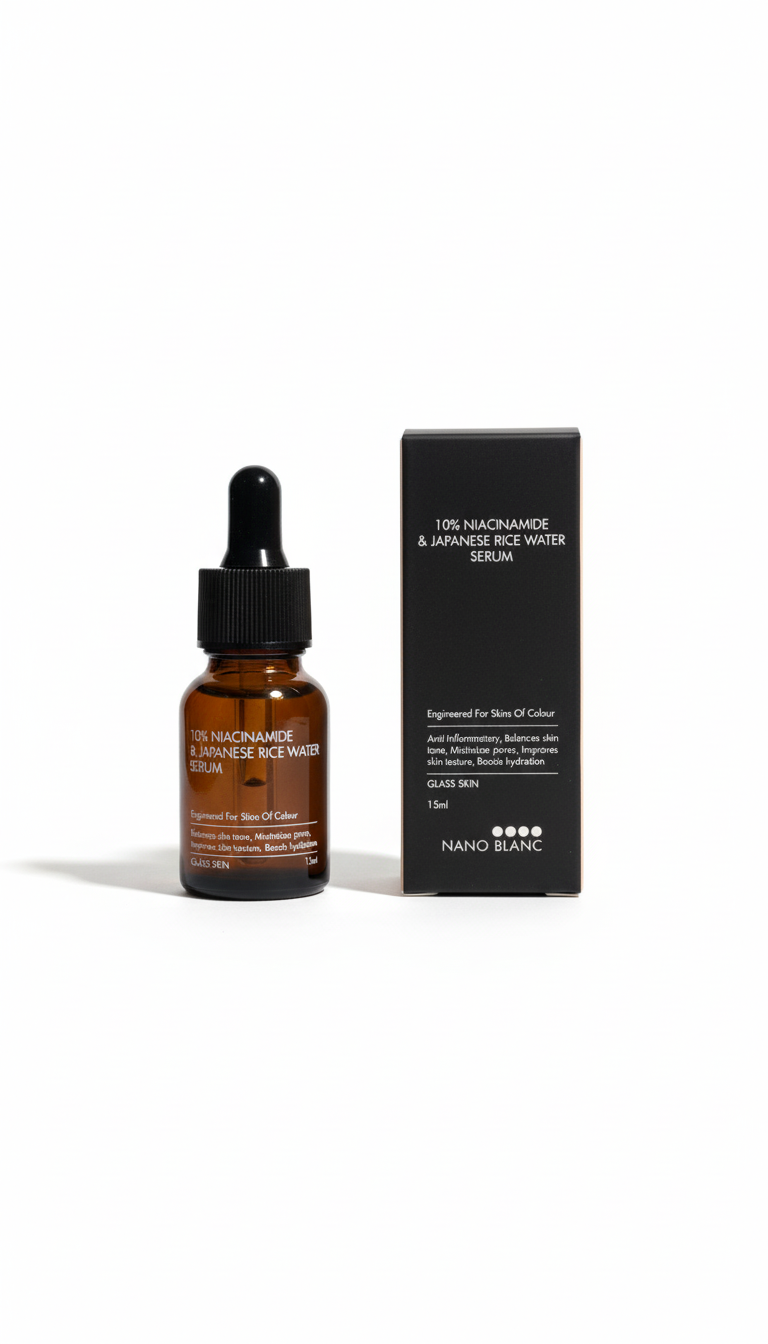 Nano Blanc 10% Niacinamide and Japanese Rice Water Serum (15ml)