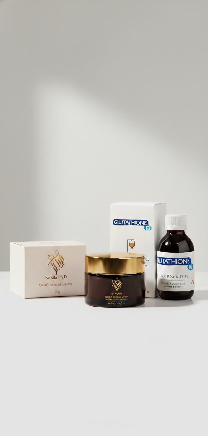 The Ultimate Skin Reset Bundle (Glutathione IQ Liquid + ORAC Cream)