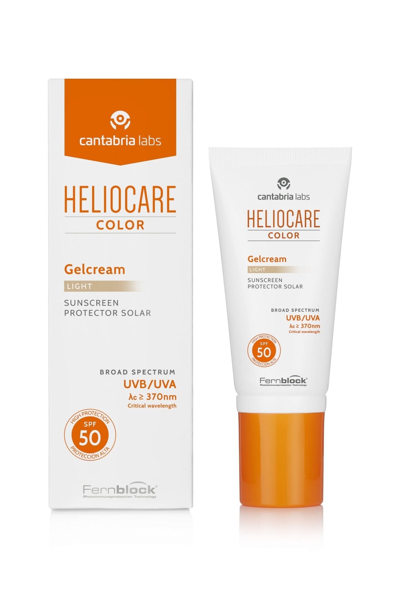 HELIOCARE Gelcream Color SPF50 (LIGHT) - zenmedispa