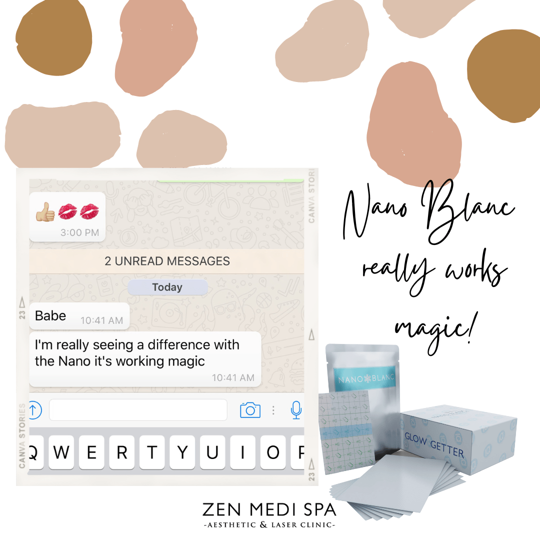 Nanoblanc Fade to Light IQ Glutathione Transdermal Patches - zenmedispa